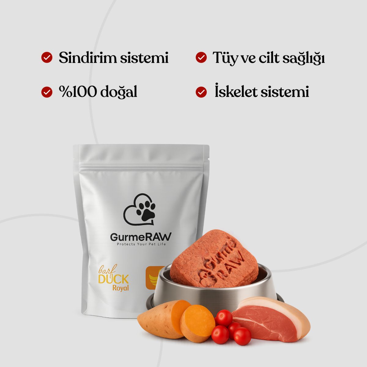 Alternative view of Barf Duck Royal - Raw Special